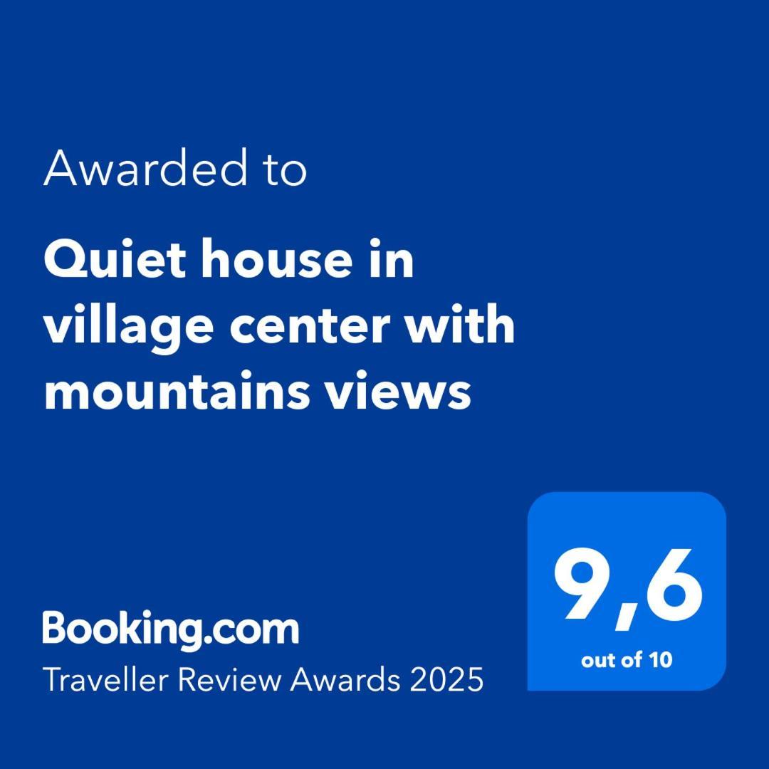 Quiet House In Village Center With Mountains Views Фригиляна Екстериор снимка